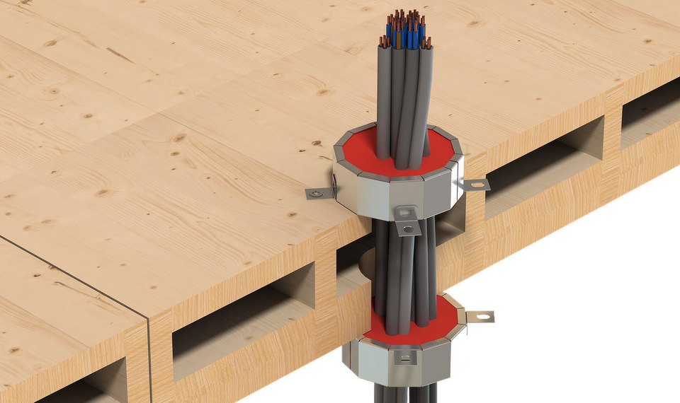 Brandschutzkabel Manschette